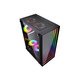 BGears Optillusion RGB Gaming Computer Case (E-ATX) (Black)