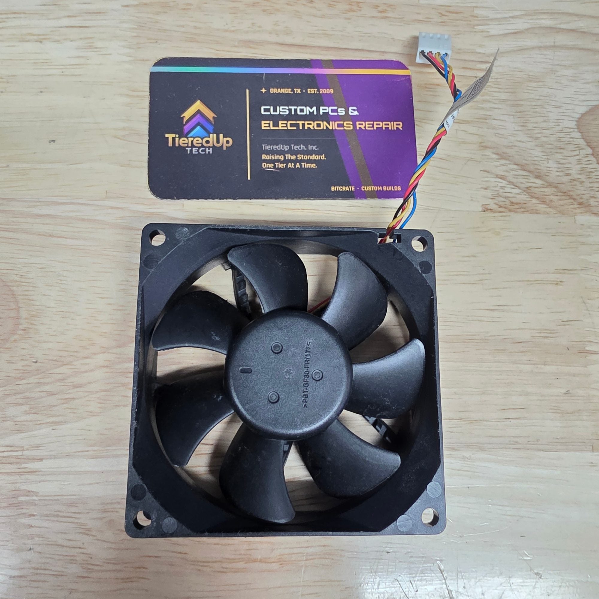 Optiplex 390 Brushless Fan Part# QURO0812SH / 0KXRX-Q00 H50073