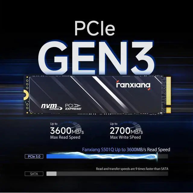 Fanxiang S501 512gb SSD NVMe M2 Gen3 Solid State Drive