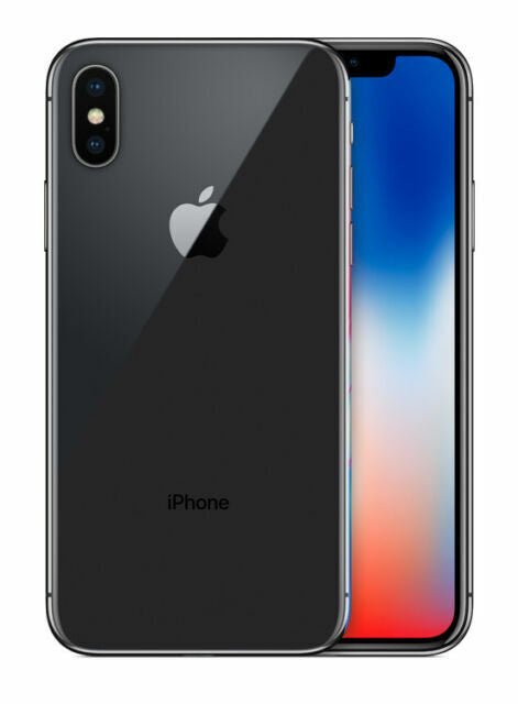 Apple iPhone X A1865 de 256 GB desbloqueado con CDMA, gris espacial | Grado C 