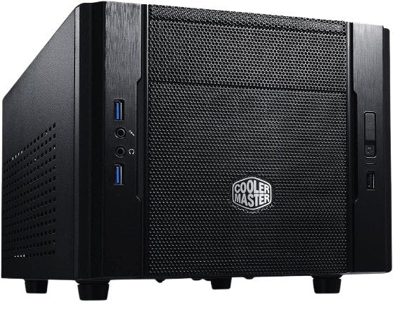 Cooler Master RC-130-KKN1 Elite 130 - Caja para computadora Mini-ITX con panel frontal de malla y soporte para refrigeración por agua 