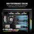 CORSAIR iCUE AR120 RGB Digital 120mm ARGB-Compatible Fans - Triple Fan Kit - Black - Geek Tech