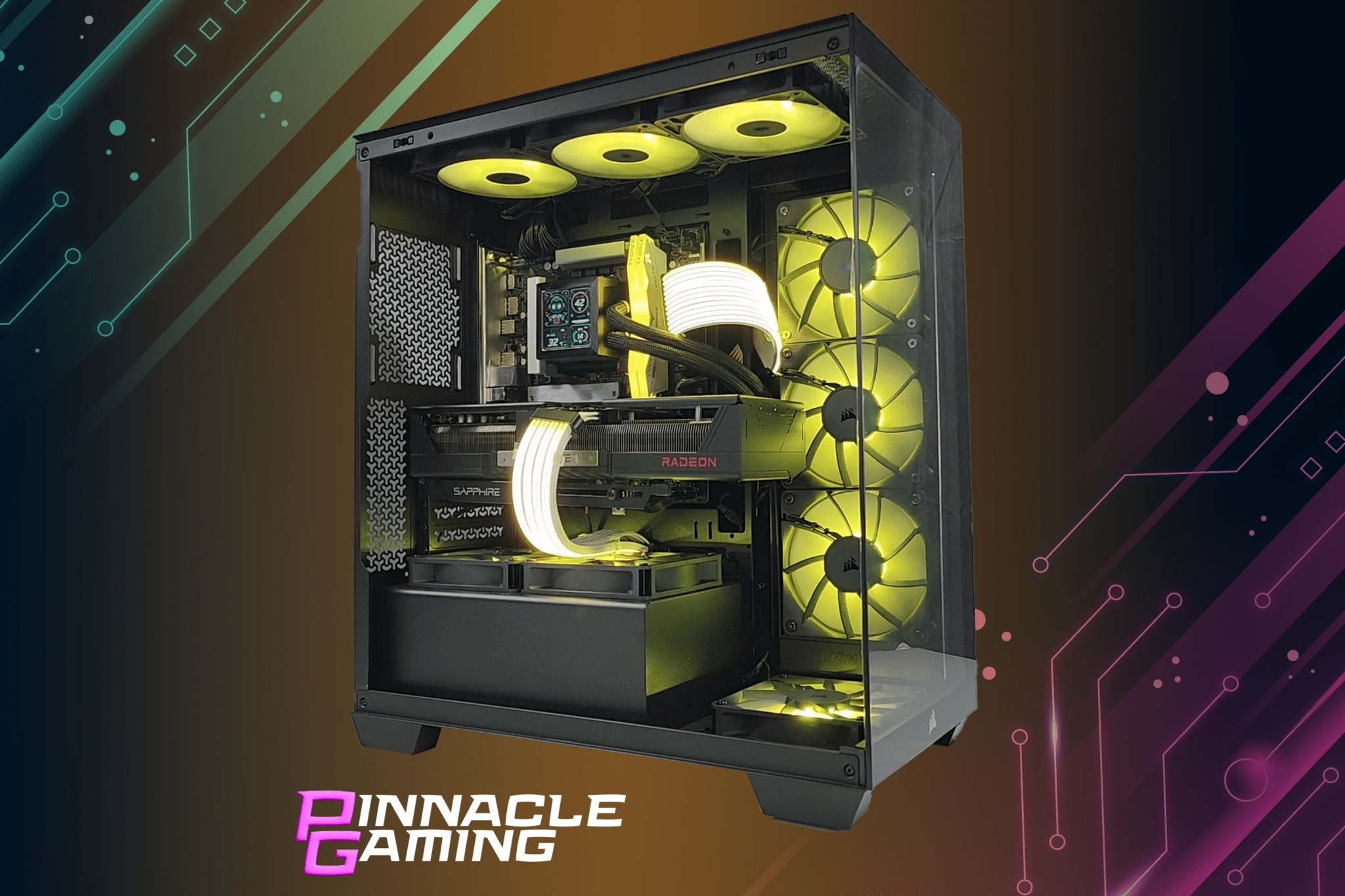 Custom Gaming Desktop PC Corsair Lian Li Ultra 9 RTX 5080 4TB SSD 64GB DDR5 WiFi - Geek Tech