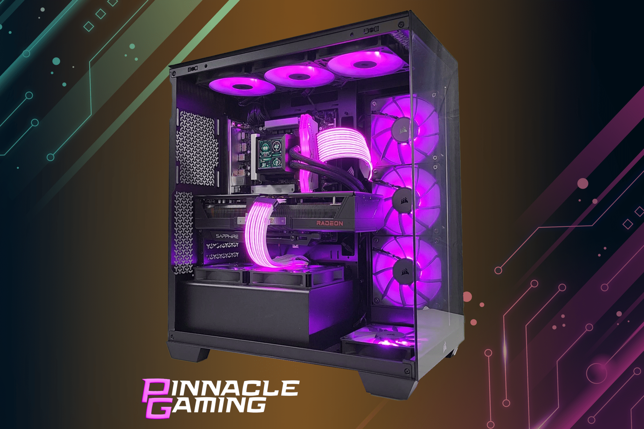 Custom Gaming Desktop PC Corsair Lian Li Ultra 9 RTX 5080 4TB SSD 64GB DDR5 WiFi - Geek Tech