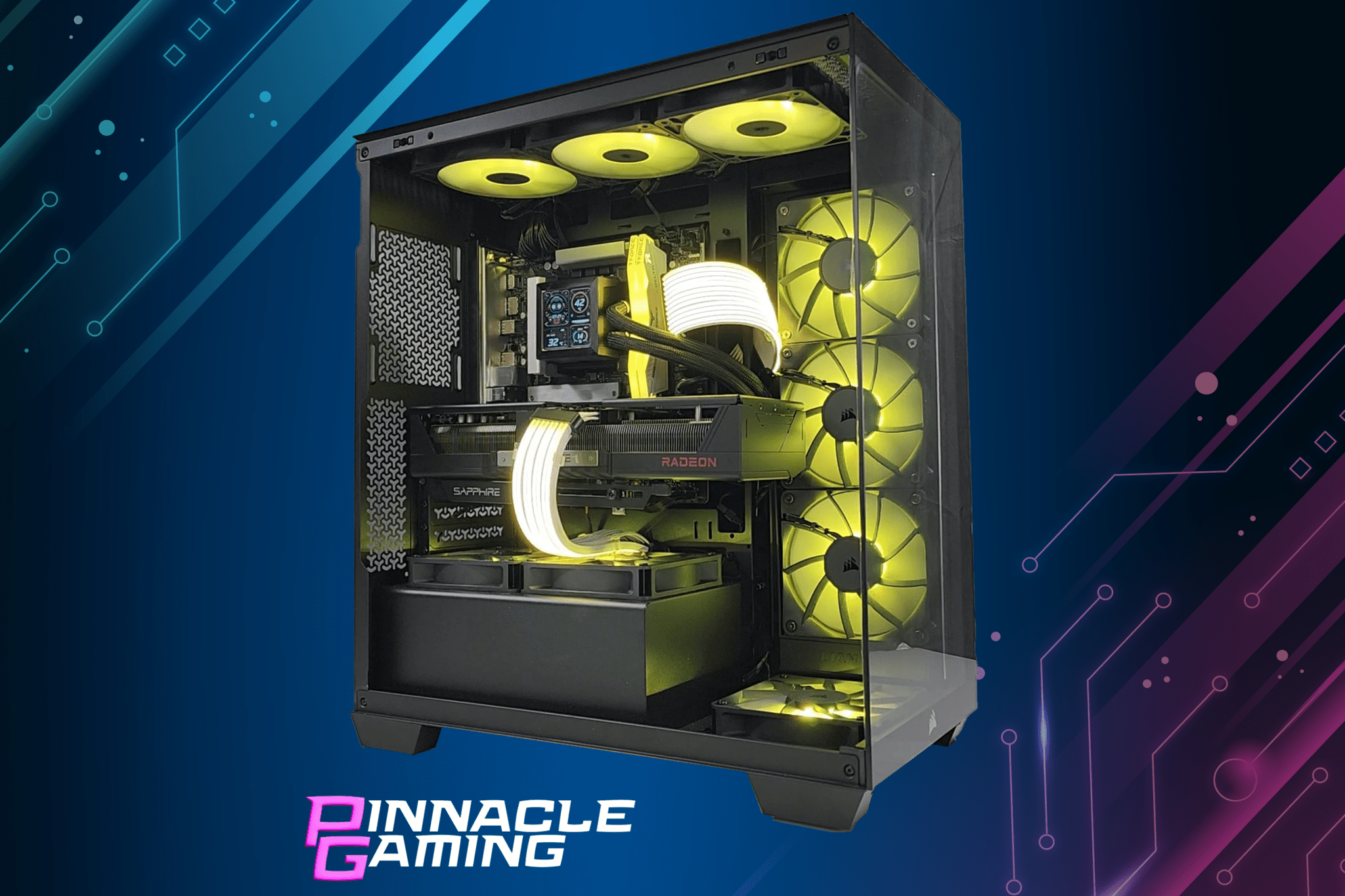 Custom Gaming Desktop PC Lian Li Corsair Ultra 7 RTX 5060 2TB SSD 16GB DDR5 WiFi - Geek Tech