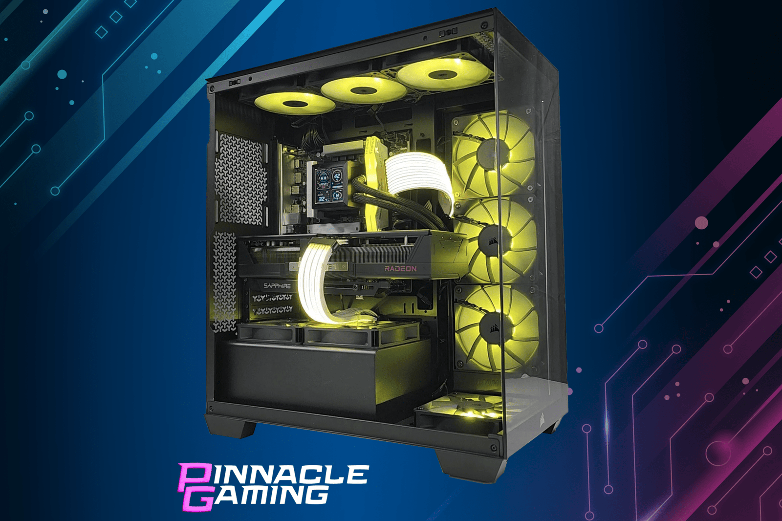 Custom Gaming Desktop PC Lian Li Corsair Ultra 7 RTX 5060 2TB SSD 16GB DDR5 WiFi - Geek Tech