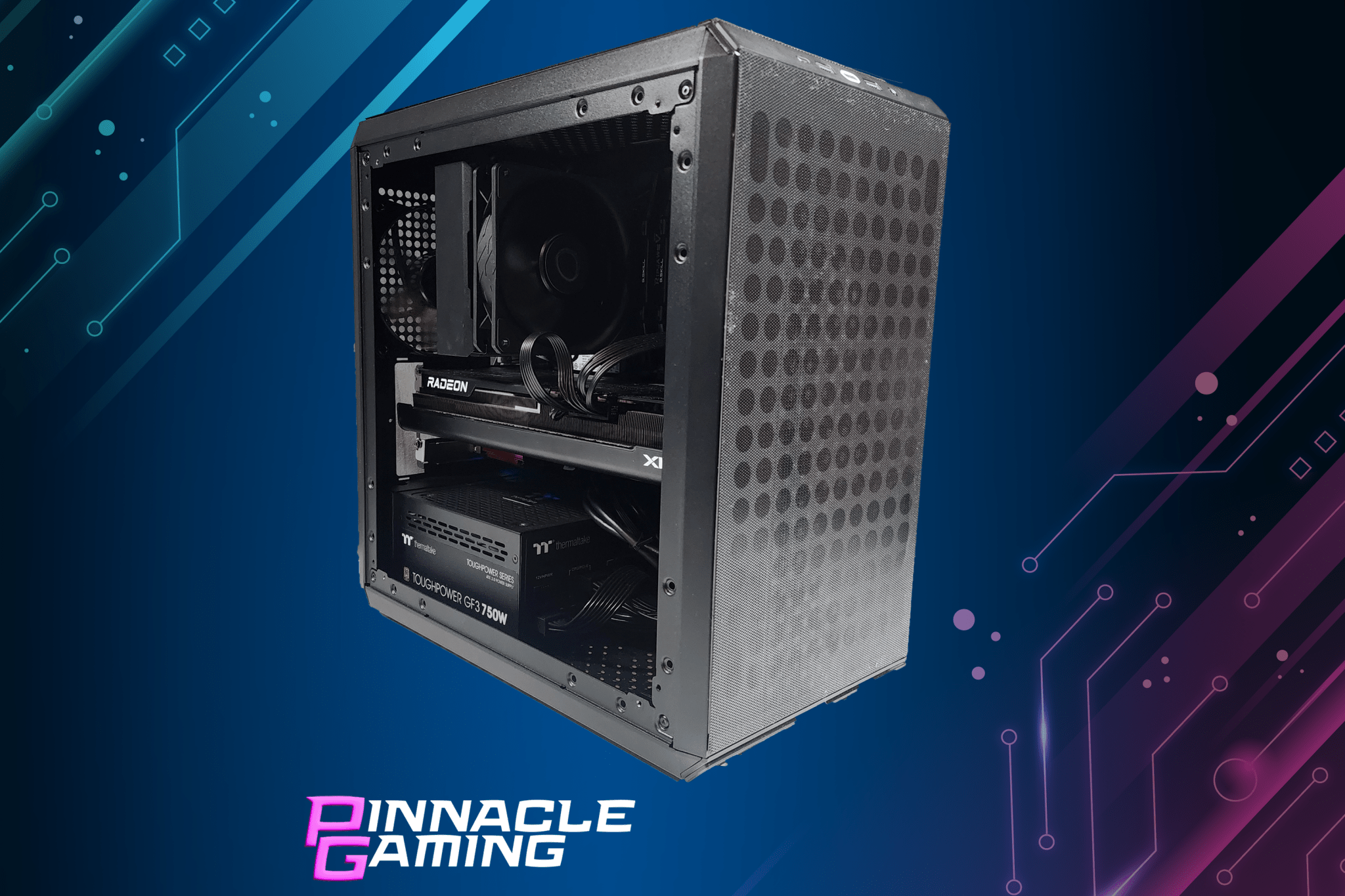 Custom Gaming Desktop PC W11 Ryzen 7 5800X RX 7800 XT 32GB 2TB NVme WiFi Bluetooth - Geek Tech