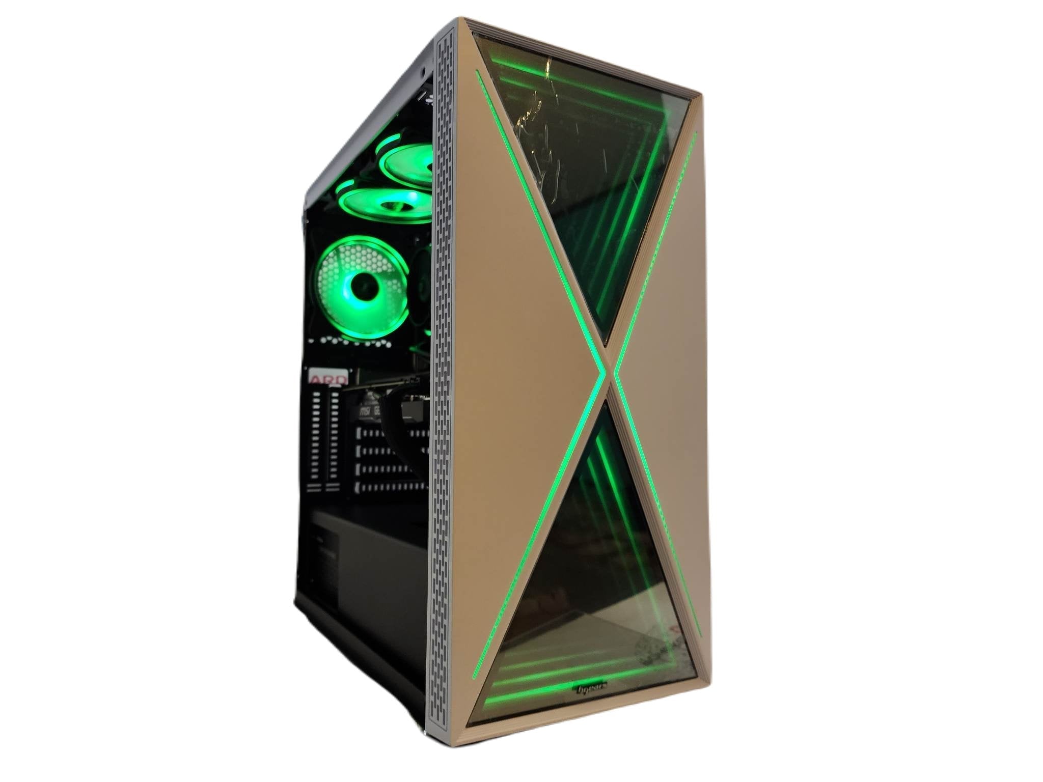 Custom Gaming PC Desktop Computer Intel i5 NVIDIA GeForce RTX 5060 1TB SSD 32gb Blackwidow White H610 - Geek Tech