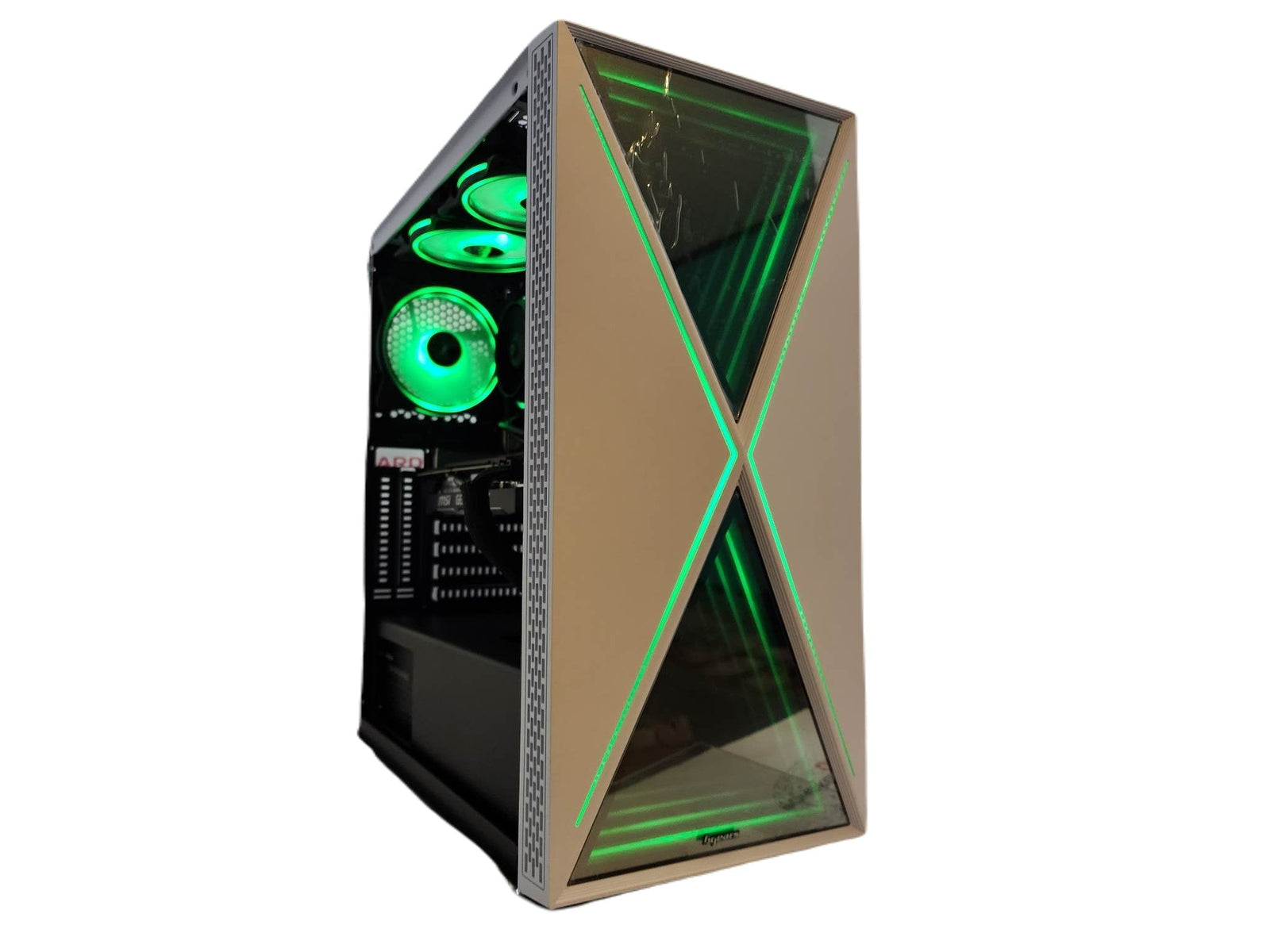 Custom Gaming PC Desktop Computer Intel i5 NVIDIA GeForce RTX 5060 1TB SSD 32gb Blackwidow White H610 - Geek Tech