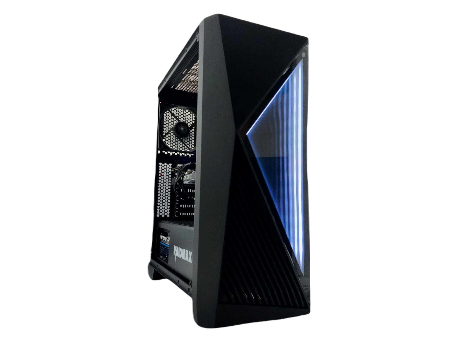 Custom Gaming PC Desktop Computer Ryzen 3 Quad - Core 1TB SSD RTX 5060 16gb Black S811 A520 - Geek Tech