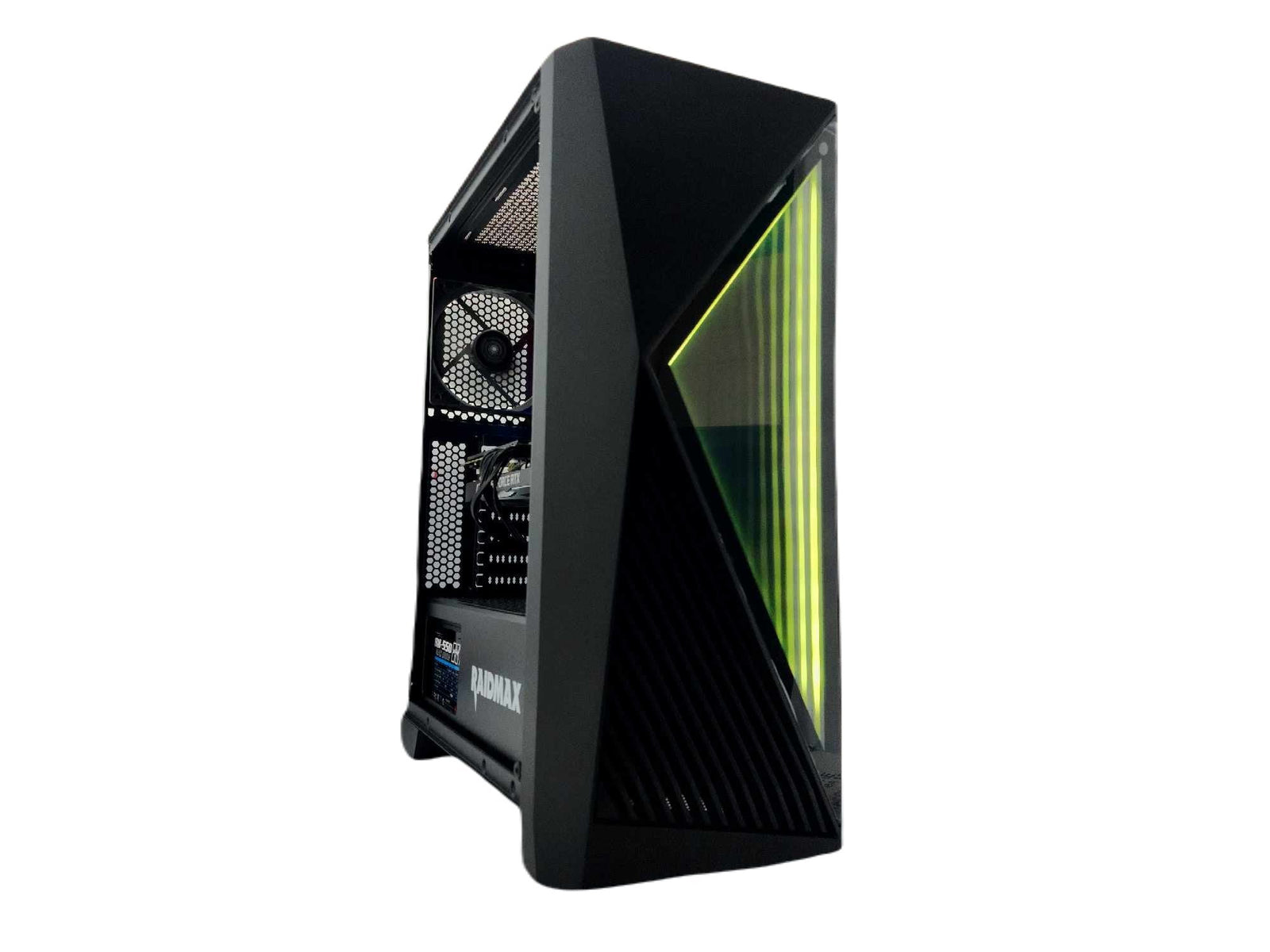 Custom Gaming PC Desktop Computer Ryzen 3 Quad - Core 2TB SSD RTX 5060 32gb Black S811 A520 - Geek Tech