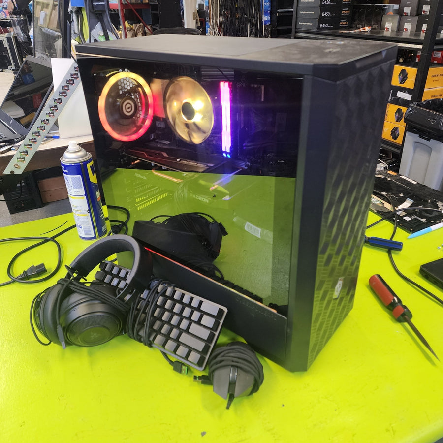 Cyberpower Gaming PC Ryzen 7 5700X RX 6600 XT 500GB SSD + 1TB HDD 64GB WiFI