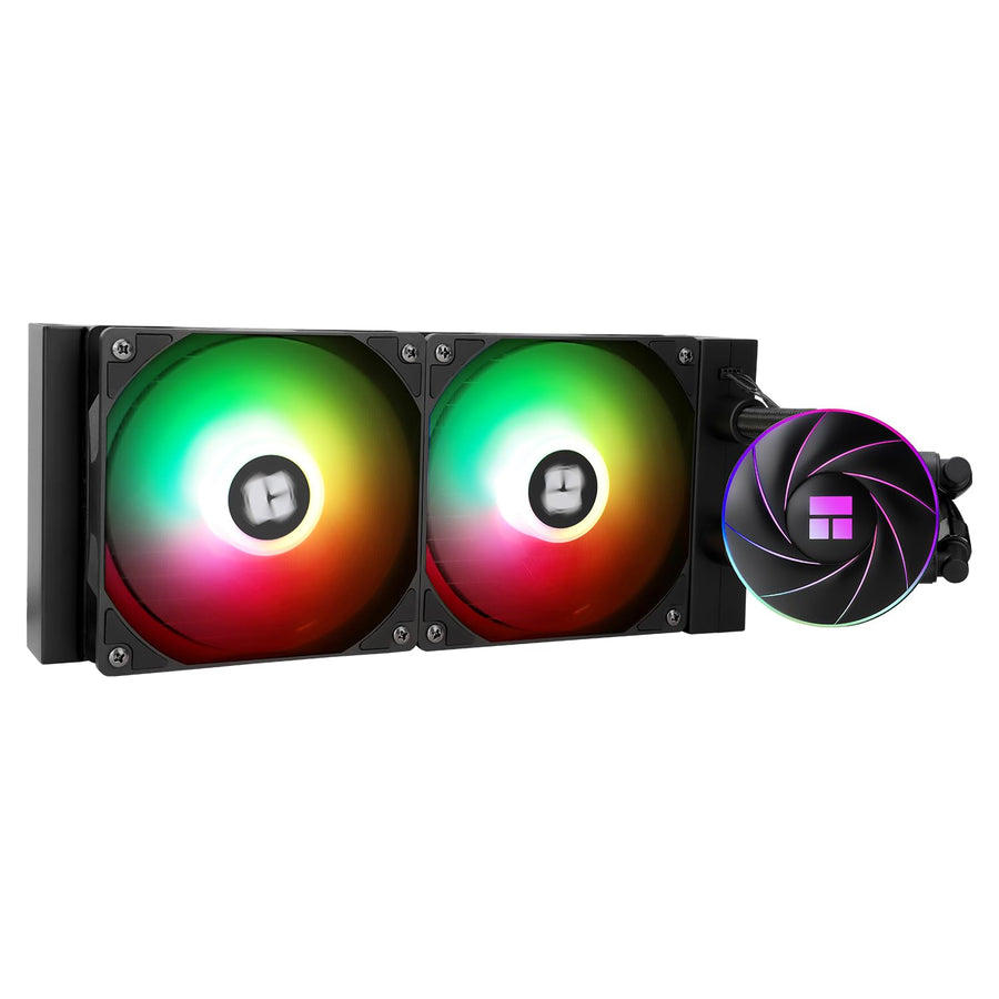 Refrigerador líquido AIO para CPU RGB de 240 mm de varias marcas, color negro 