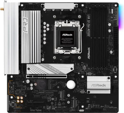 ASRock B850M PRO RS WIFI AM5 AMD B850 Micro ATX Motherboard