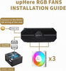 upHere 120mm aRGB Case Fans 3-Pack