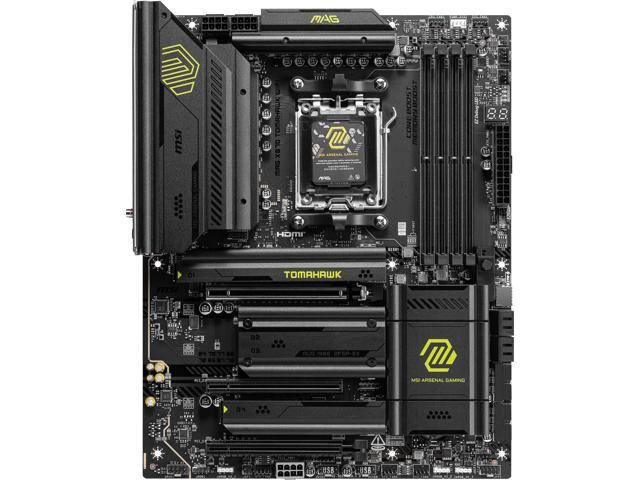 MSI - MAG X870 TOMAHAWK WIFI (Socket AM5) AMD X870 ATX DDR5 Wi-Fi 7 Motherboard - Black