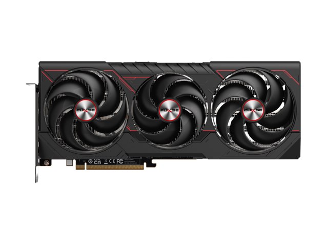 Sapphire AMD Radeon RX 9070 XT Pulse 16GB GDDR6 16GB 3-Fan Graphics Card (330mm) (TDP 320W) (Black)