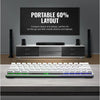 Cooler Master SK622 60% Wireless Bluetooth Silver/White Mechanical Low Profile Gaming Keyboard (SK-622-SKTL1-US) RGB