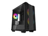 (Micro-ATX) DeepCool CC360 ARGB Gaming Computer Case — side view