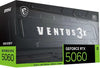 MSI NVIDIA GeForce RTX 5060 Ventus 3x OC 8GB GDDR7 3-Fan Graphics Card (303mm) (TDP 145W) (Black)