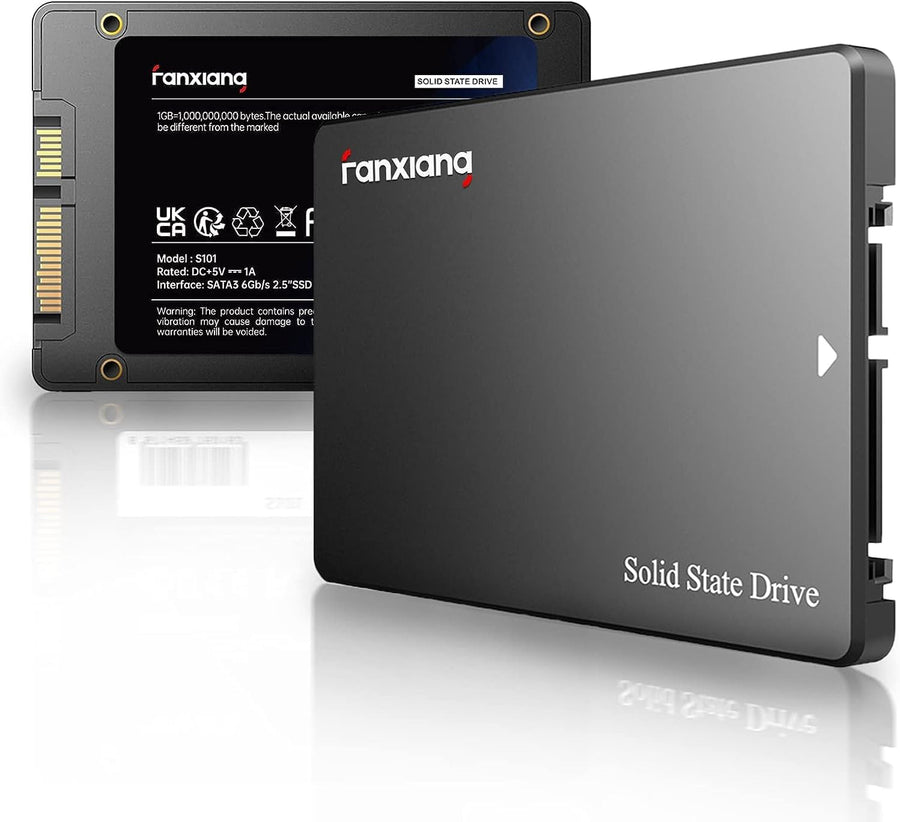 Fanxiang S101 1TB SSD SATA III 6Gb/s 2.5" Internal Solid State Drive, Read Speed up to 550MB/sec
