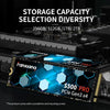 Fanxiang S501 512GB NVMe SSD 3D NAND1.3 PCIe Gen3x4 M.2 — angle view