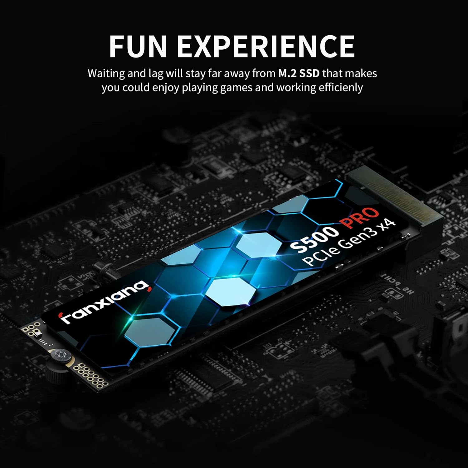 Fanxiang S501 512GB NVMe SSD 3D NAND1.3 PCIe Gen3x4 M.2 2280 Internal Solid State Drive (Read/Write Speed up to 2,150/1,600 MB/s) - Geek Tech