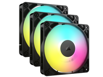 Corsair RS120 ARGB 3 Pack 120mm Fan Kit (Black)