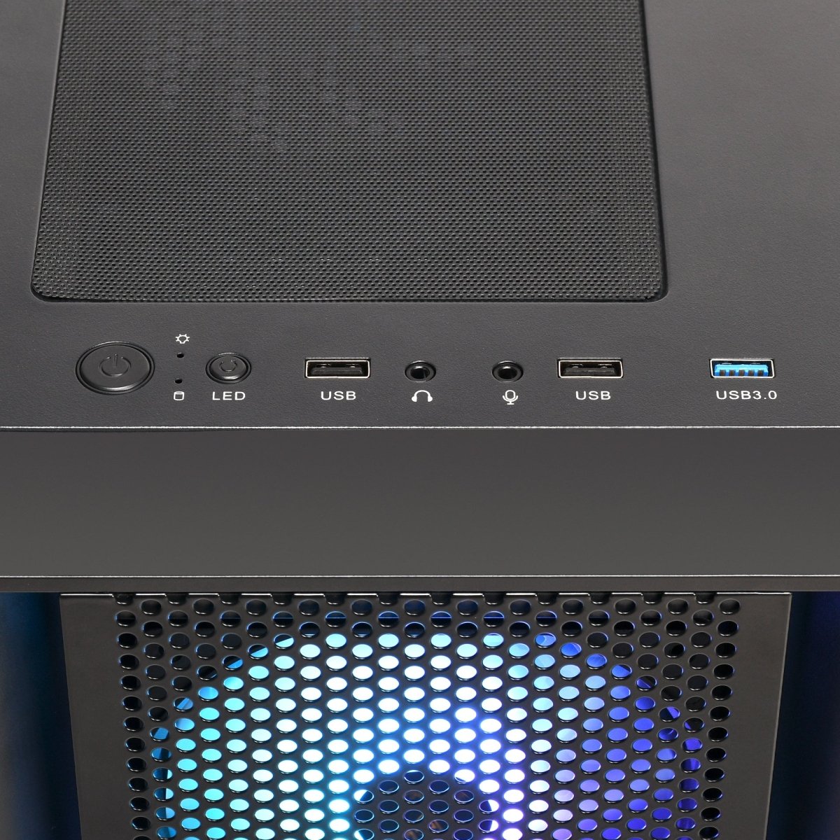 Custom gaming PC with Core Ultra 7 265K and MSI NVIDIA GeForce RTX 5080 Gaming Trio OC 16GB GDDR7 3-Fan Graphics Card — inter