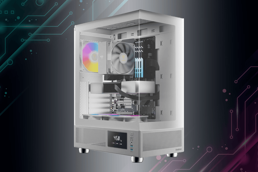 (ATX) GAMDIAS GD-ATLAS E1 Gaming Computer Case White