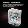 (ATX) GAMDIAS GD-ATLAS E1 Gaming Computer Case White — spec label