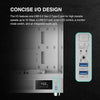 (ATX) GAMDIAS GD-ATLAS E1 Gaming Computer Case White — side view