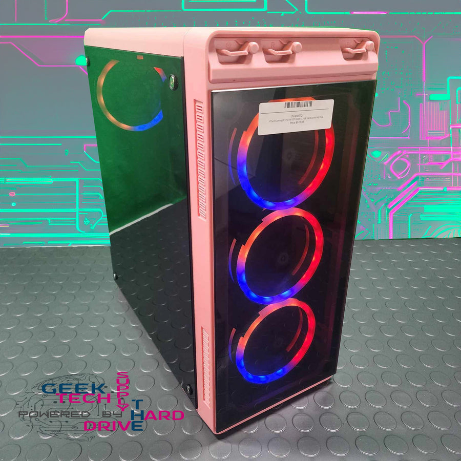 GTech Gaming Desktop PC i7-6700 GTX 1660 SUPER 16GB DDR4 Wifi Pink