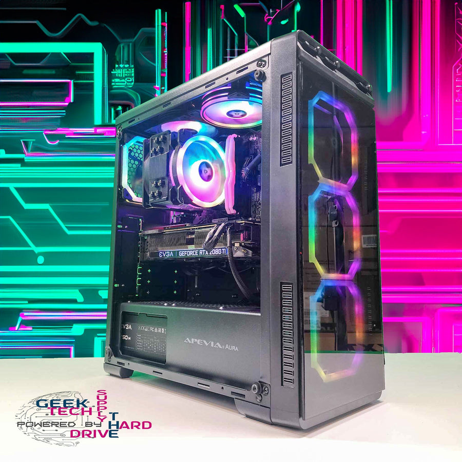 Uncommon BitCrate - Ryzen 5 5600G + RTX 2080Ti |  16GB | Black