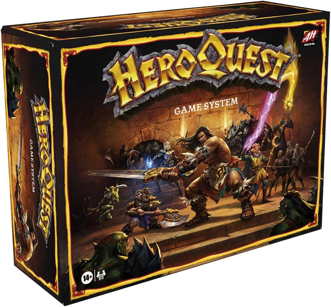 Hasbro Heroquest Tabletop Board Game Dungeon Adventure Game - Geek Tech