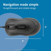 Kensington Mouse-in-a-Box Wired USB Mouse (K72356US),Black — close-up