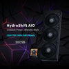 Lian Li Hydroshift 360 AIO Black Temp Display CPU Cooler — top view