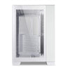 Lian Li O11 Dynamic White ATX Mid Tower Case — angle view