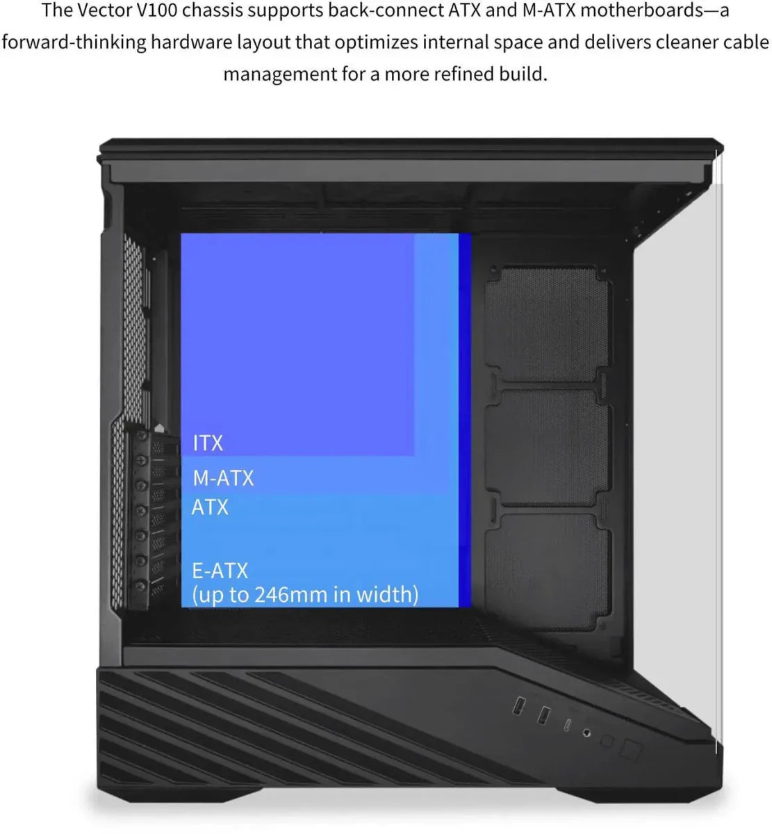 Custom gaming PC with Core Ultra 7 265K and XFX AMD Radeon RX 7700 XT Speedster QICK 319 12GB GDDR6 3-Fan Graphics Card — int