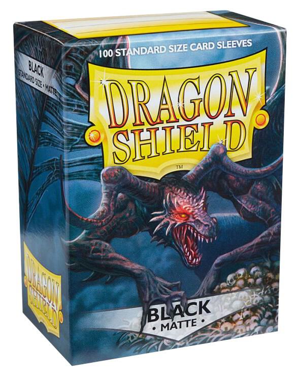Magic The Gathering CCG: Dragon Shield Clear Card Sleeves (Pack of 100) (Black) - Geek Tech
