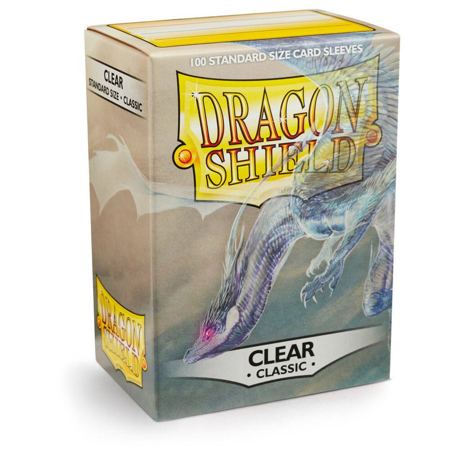 Magic The Gathering CCG: Dragon Shield Clear Card Sleeves (Pack of 100) (Clear)