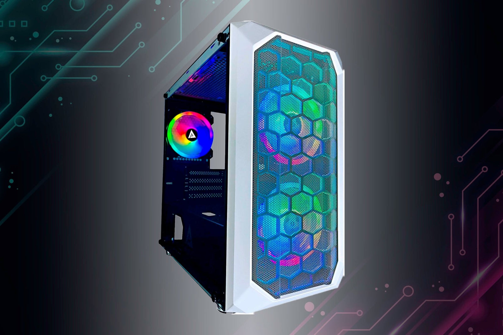 (Micro - ATX) Apevia PRODIGY - WH Gaming Computer Case - Geek Tech