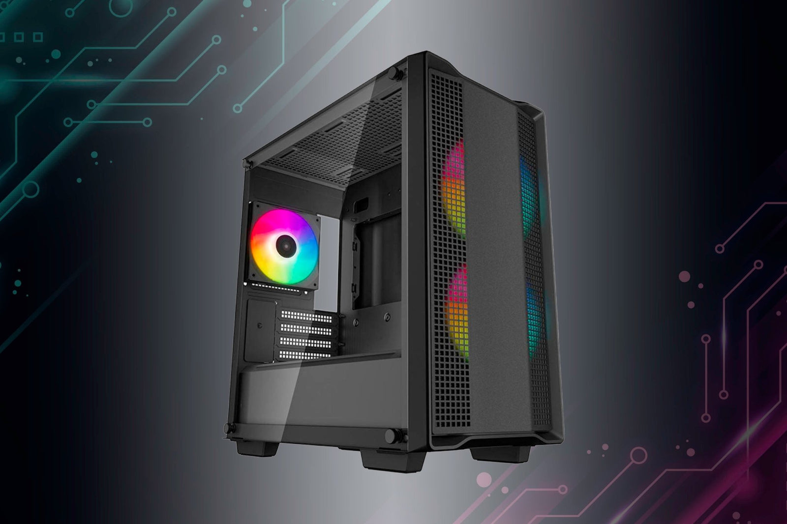 (Micro - ATX) DeepCool CC360 ARGB Gaming Computer Case - Geek Tech
