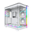 4K gaming PC with Ryzen 7 9800X3D and Sapphire AMD Radeon RX 9070 XT Pulse 16GB GDDR6 16GB 3-Fan Graphics Card