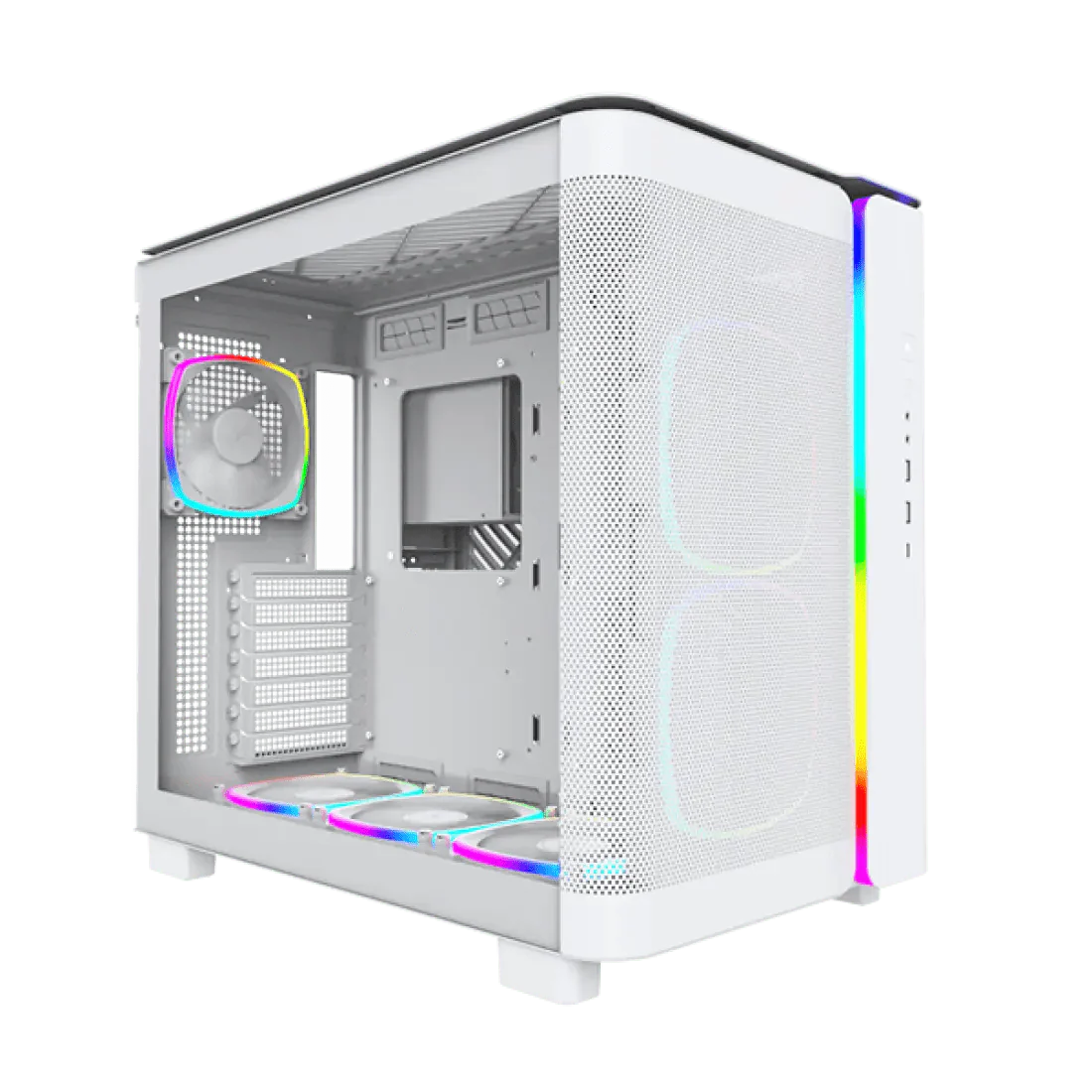 Custom gaming PC with Core Ultra 7 265K and Sapphire AMD Radeon RX 9070 XT Pulse 16GB GDDR6 16GB 3-Fan Graphics Card — interi