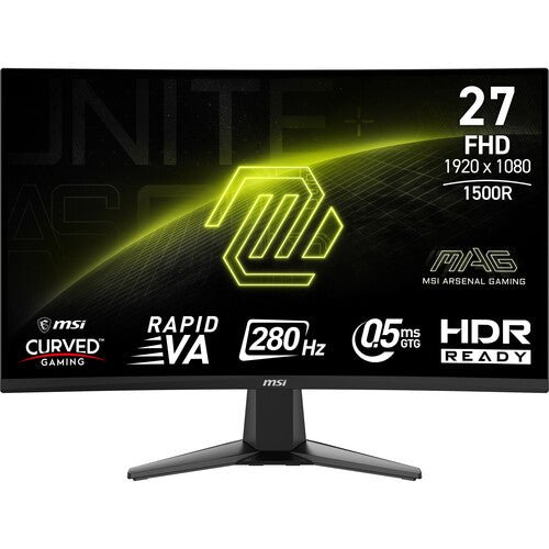 MSI MAG 276CXF 27" Full HD HDR 1080P 280 Hz Curved Gaming Monitor - Geek Tech