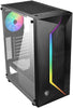 MSI MAG Vampiric 100R Gaming PC Case — rear view
