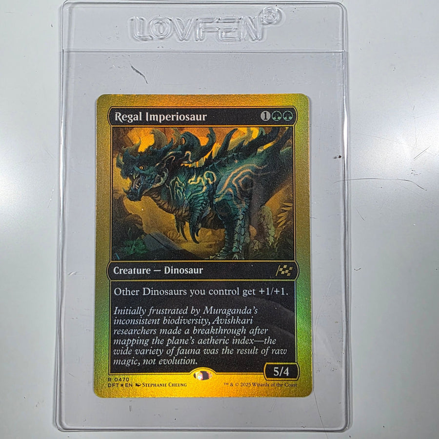 MTG Magic The Gathering Regal Imperiosaur Aetherdrift (First Place Foil) Mint Create Rare Single #470