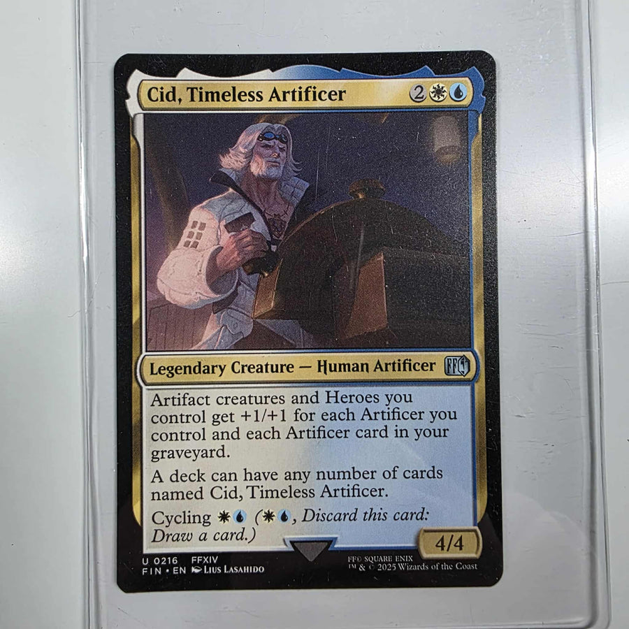 MTG Single Magic The Gathering Cid, Timeless Artificer Final Fantasy Legendary Creature Uncommon (0216)