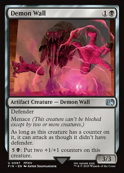 MTG Single Magic The Gathering Demon Wall Artifact Creature